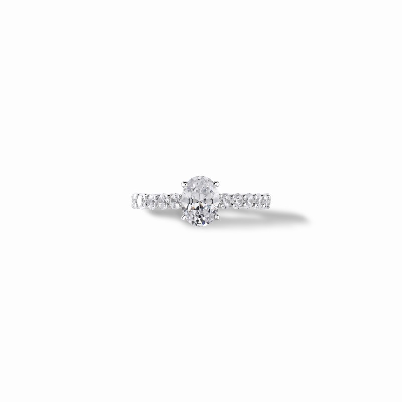  Eternal Oval Engagement Ring 