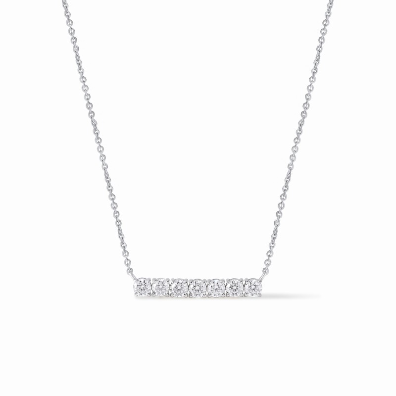 Diamond Bar Necklace 