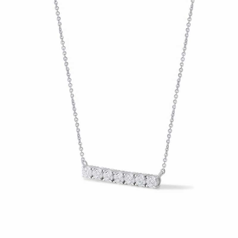 Diamond Bar Necklace 