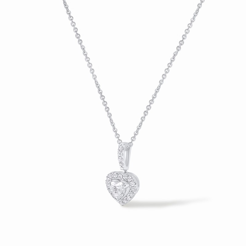 Solitaire Heart Necklace